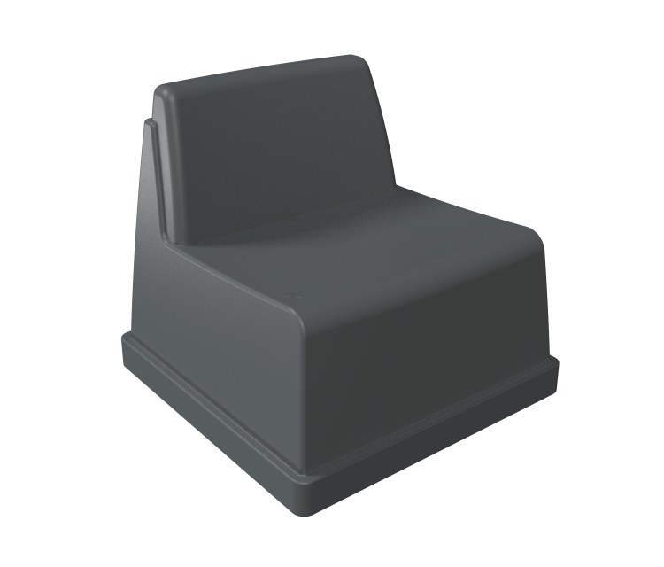 Stapelbaar design zitmeubel en poef by Rotech